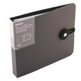 thumbnail image 3 of Portable 12 Pcs DVD CD Storage Case CD/DVD Case Wallet Storage Holder Booklet CD Sleeve Plastic Bag Album Box Cases With Buckle Frosted translucent, 3 of 6