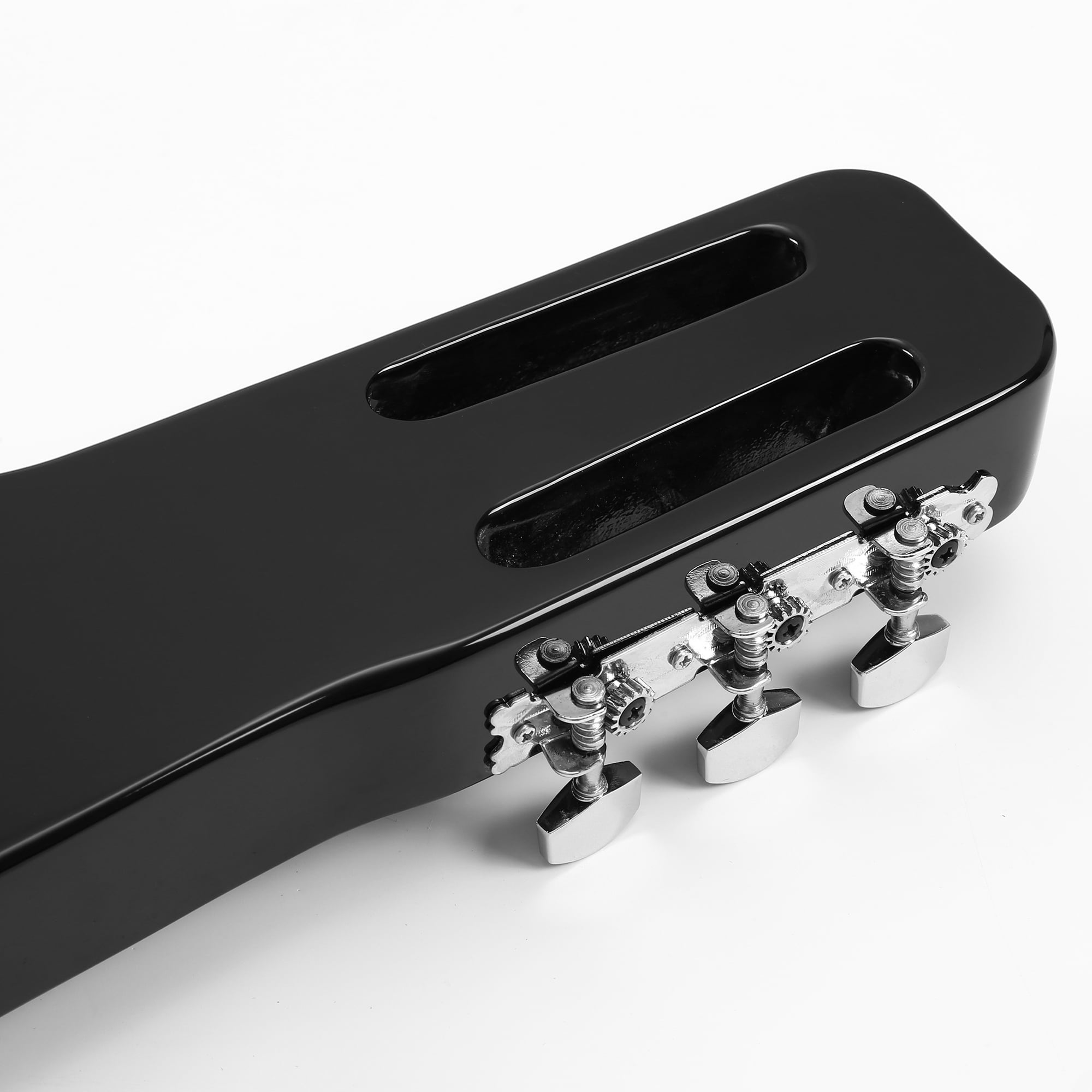 Batking Lap Steel Guitar Slide Slotted Headstock 6-String Black 29 Inch Steel Guitar