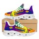 thumbnail image 1 of Zapatillas clásicas de mujer con diseño de amor LGBT Pride, zapatillas de deporte de punto, calzado grande, cómodas y transpirables, 1 of 6