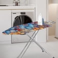 thumbnail image 2 of HELLHERO Floral Print Ironing Board Cover Polyester Iron Cover for Ironing Board, Scorch Resistant Ironing Board Cover Protector Decorative Covers for Ironing Board, 54" x 15" Inch, 2 of 5