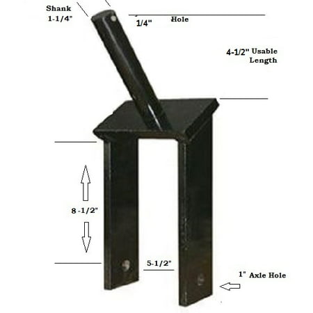 Tail Shaft Housing - Tail Wheel Fork Yoke 1.25