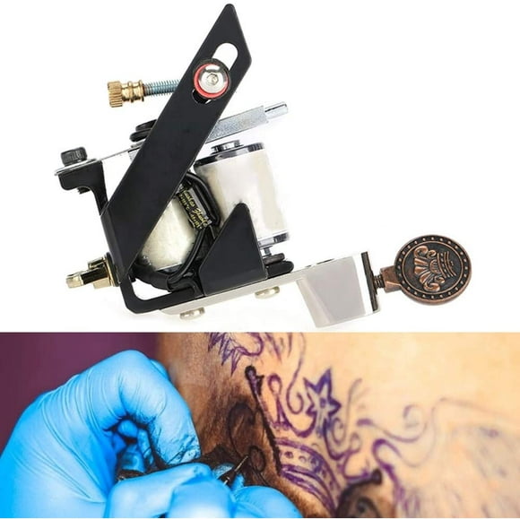 Professional Alloy Tattoo Machine Copper Coils Iron Liner, Tattoo Machine Gun
