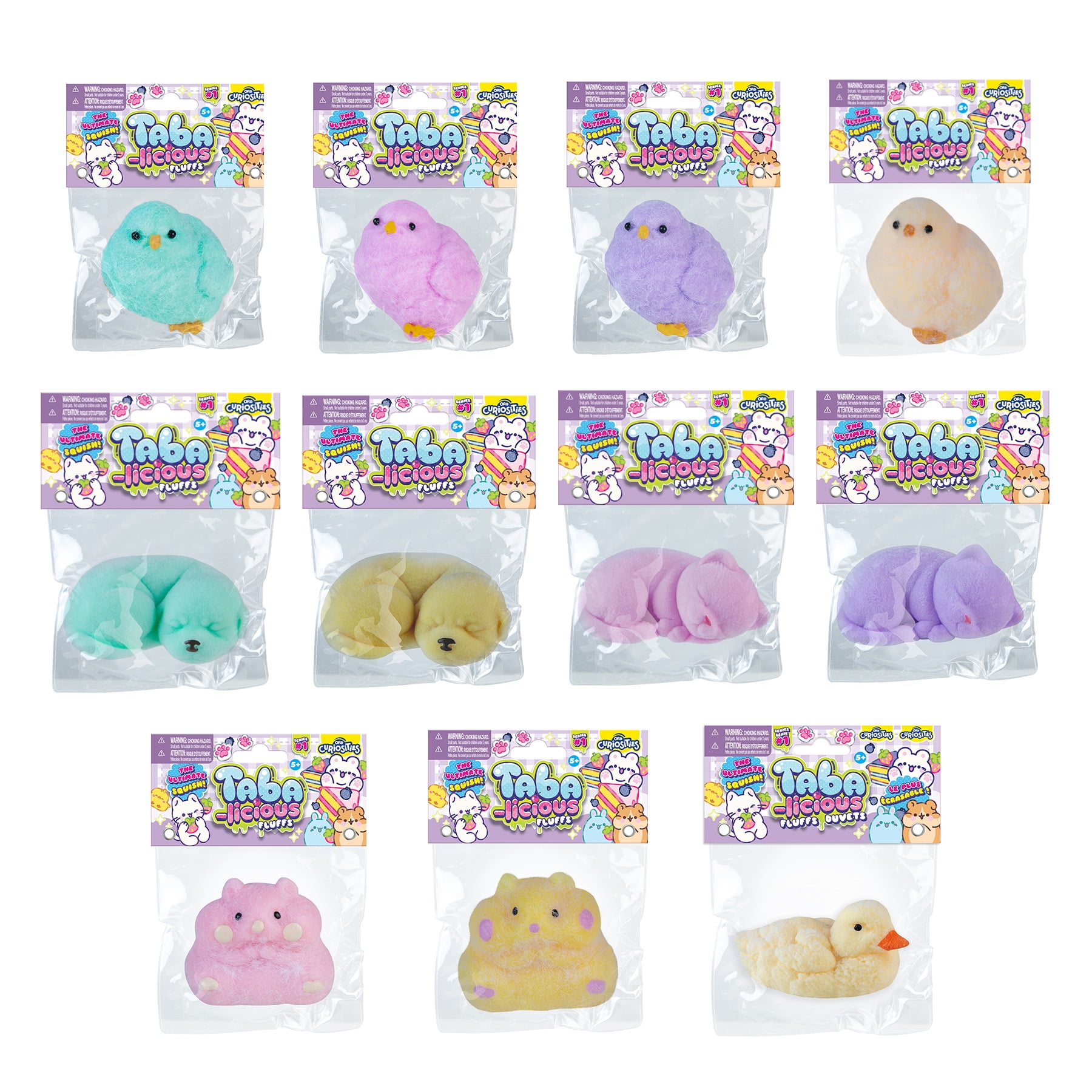 ORB Taba-licious Fluffs Sensory Squishy, Novelty & Gag Toys for Children Ages 5 and up
