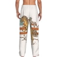 thumbnail image 3 of Daiia Vintage Wild West Cowboy Men's Sleep Pant with Pockets and Drawstring,Pajama Pants-X-Large, 3 of 9