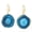 Lake Blue, variant on 5pairs Irregular Agate Quartz Stone Sunflower Drop Earrings Reiki Healing -Blue
