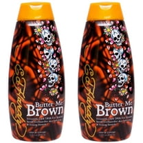 2 Ed Hardy Butter Me Brown Tanning DHA & Streak Free Bronzing Cream Lotion 10 Oz