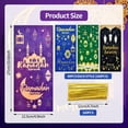 thumbnail image 2 of 200Pcs Ramadan Kareem Candy Bags, 4 Styles Islamic Lantern Moon Cellophane Treat Bags with Ties - Eid Mubarak Goodie Bags for Kids Gifts, Party Favors & Holiday Snack Decorations, 2 of 5