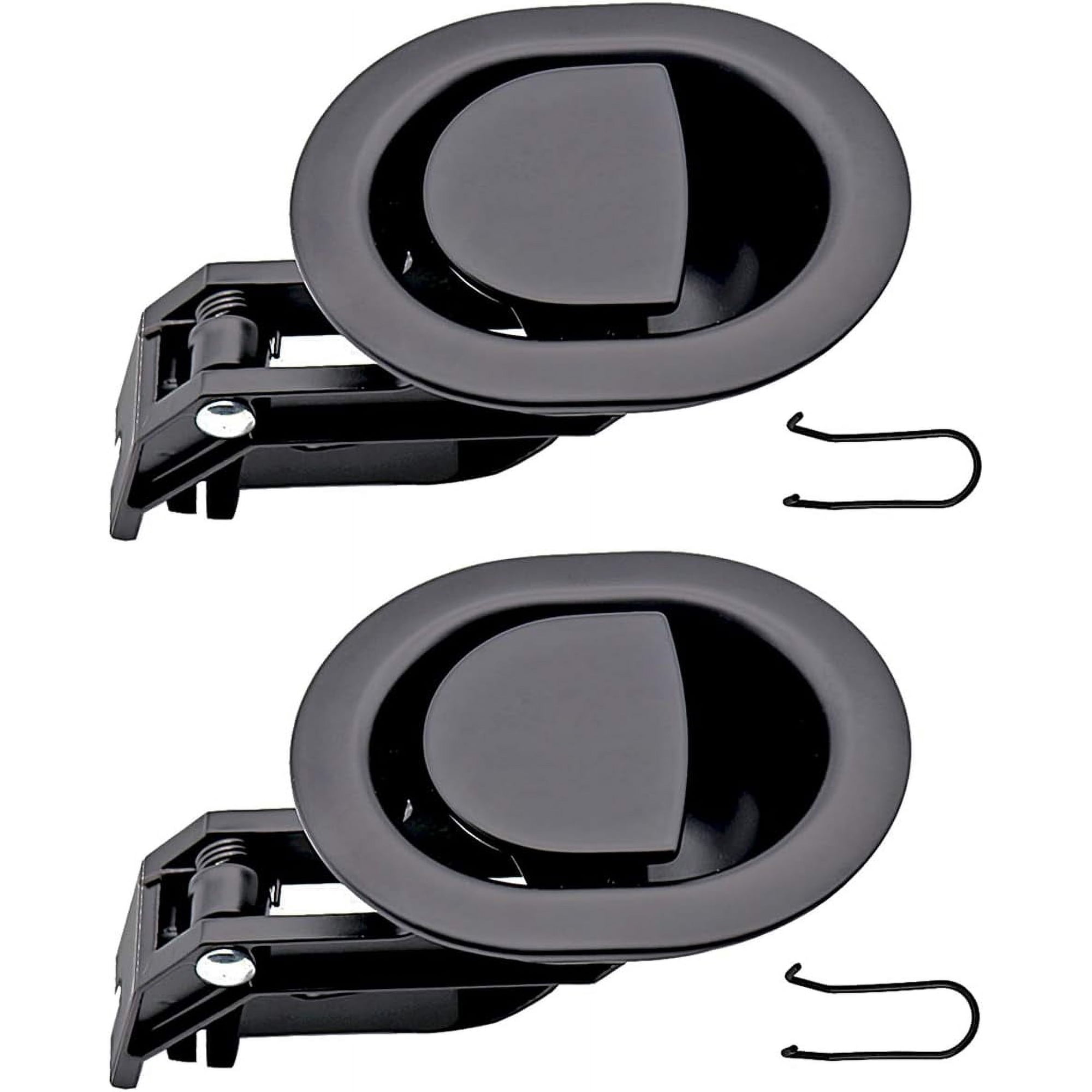 2Pcs Universal Heavy-Duty Metal Sofa Chair Recliner Release Pull Handles Replacement Parts, Fits Ashley, Lazy Boy and Most Recliner Brand, Recliner Handle Size 3" x 3.5"