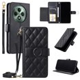 thumbnail image 1 of Funda tipo billetera GANGXUN para OPPO Reno 12F – Tapa abatible con correa para mujer, 1 of 5