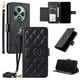 thumbnail image 1 of Funda tipo billetera GANGXUN para OPPO Reno 12F – Tapa abatible con correa para mujer, 1 of 5