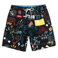 thumbnail image 2 of Pantalones de baño para hombre, pantalones de playa de ángulo plano incómodo, pantalones de aguas termales, pantalones de natación holgados para hombre, pantalones de hombre, 2 of 3