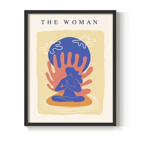 Matisse CCCXIII in Black Solid Wood 8 x 10 Framed Print