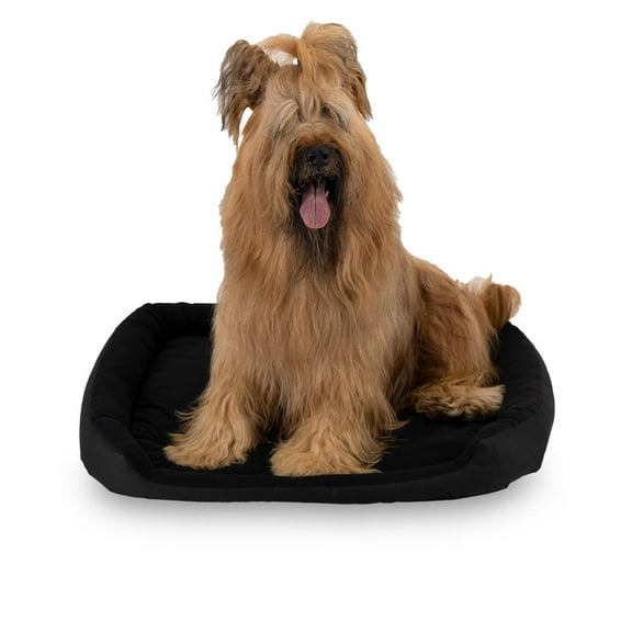 Cama para Perro Hills Negra X-Large resistente y confortable con relleno suave