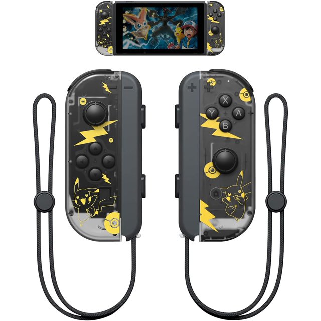 Switch Controller for Nintendo Switch, Replacement Wireless Switch Controllers Support Sports Dual Vibration/Wake-up/Motion Control - Pikachu