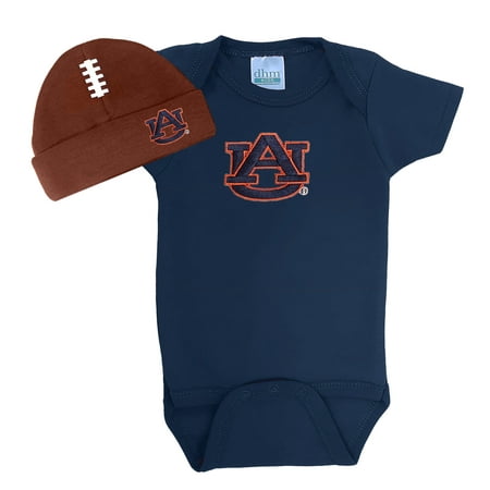 - Auburn Tigers Baby Football Cap and Bodysuit Set