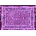 thumbnail image 1 of Ahgly Company Indoor Rectangle Persian Purple Traditional Area Rugs, 8' x 10', 1 of 4