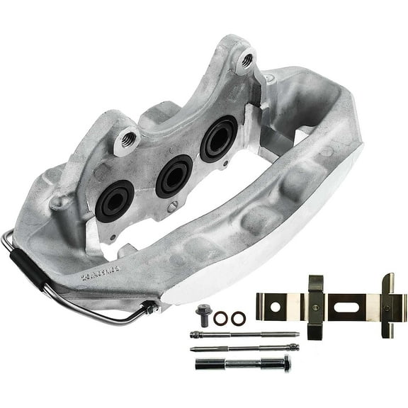 A-Premium Disc Brake Caliper Assembly Compatible with Select Cadillac Models - CTS 2009 2010 2011 2012 2013 2014 2015 6.2L with Heavy Duty Antilock Brakes - Front Left Driver Side