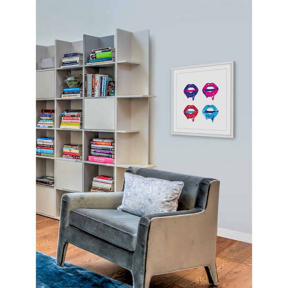"Dewy Lips" Framed Painting Print