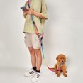 thumbnail image 4 of Correas de nailon para perros, correas de tracción para perros pequeños y grandes, correas de cuerda para correr con manos libres, 4 of 5