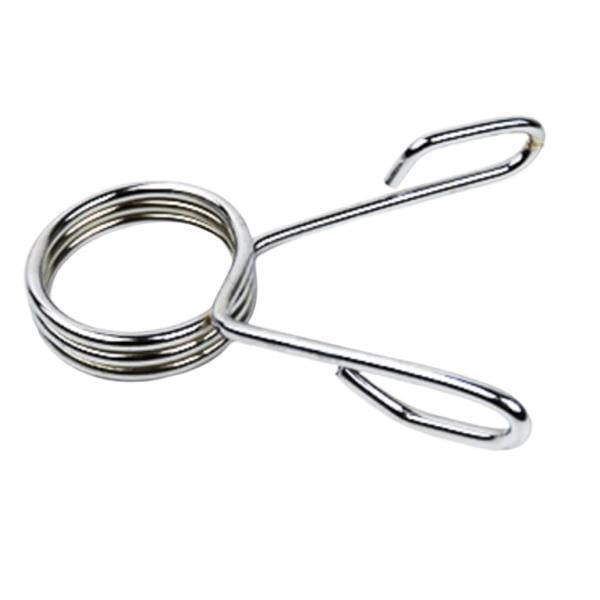 koolsoo 5x2'' Barbel Spring Clip Weight Dumbbell Bar Collar Clamp Lock Steel 3 Rings