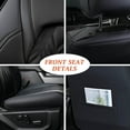 thumbnail image 2 of Coverado Car Seat Covers Full Set, Custom Fit for 2015-2023 F150 2017-2023 F250 F350 Crew Cab, Waterproof Faux Leather Seat Protectors, Black, 2 of 6