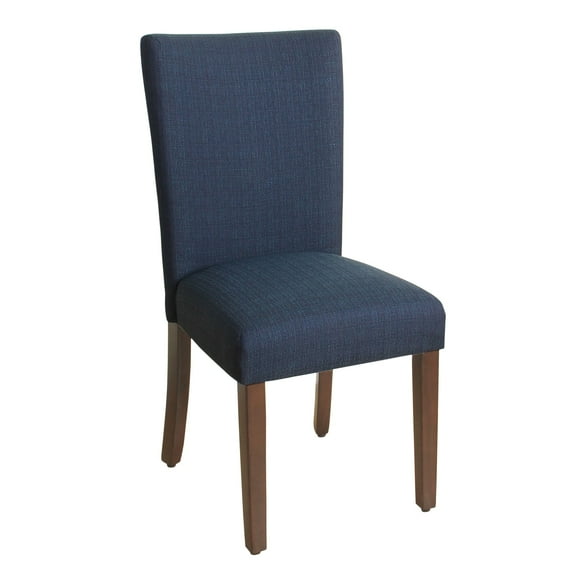 HomePop Classic Parsons Dining Chair, Blue Fabric