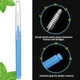 thumbnail image 4 of ACDANC 100 Pieces Braces Dental Brush for Cleaner Interdental Toothpick Dental Tooth Flossing Head Oral Hygiene Flosser Toothpick Cleaners Tooth Tool, 4 of 7