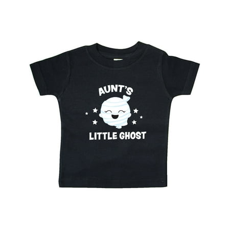 

Inktastic Cute Aunt s Little Ghost with Stars Gift Baby Girl T-Shirt