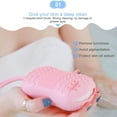 thumbnail image 5 of Bath Shower Silicone Body Scrubber,Double-sided Exfoliating Body Scrub,Soft Brush Shower Sponge for Women Men and Baby,1 Pcs(Grey), 5 of 9