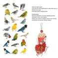 thumbnail image 4 of Bird Chewing Toy, Versatile Bright Colors Lightweight Christmas Bird Foraging Toy  For Bird Supplies, 4 of 8