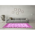thumbnail image 3 of Ahgly Company Indoor Rectangle Abstract Purple Modern Area Rugs, 5' x 7', 3 of 4