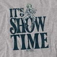 thumbnail image 2 of Beetlejuice Its Showtime Text Women's T Shirt,Athletic Heather, Small, 2 of 6