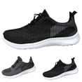 thumbnail image 2 of XIMIN Men Sneakers Walking Shoes Lightweight Athletic Knit Fashion Sneakers Non Slip Casual Breathable Tennis Shoes Work Shopping Travel Footwear, 2 of 8