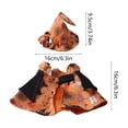 thumbnail image 2 of Halloween Pet Cloak Hat Set, Cute Festival Costume for Dogs and Cats, Soft and Cozy Holiday Dress Up Outfit, Adjustable Fit for Pets, 2 of 7