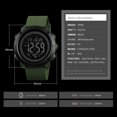 thumbnail image 2 of SKMEI Men Digital Watch Large Dial Youth Sports Waterproof Military Back Light Teenager Watch Army Green, 2 of 6
