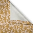 thumbnail image 3 of Ambesonne Spring Kitchen Curtains, Pastel Silhouettes Pattern, 55"x39", Pale Coffee and Pale Pink, 3 of 3