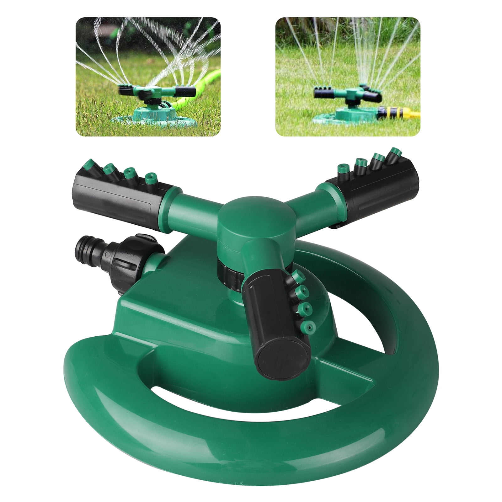 Details about   Turbine Sprinkler Lawn Garden Water Hose Impact Resistant Plastic Spike Head NEW 