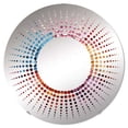 thumbnail image 2 of Designart "Floral Spectrum Fantasy" Rainbow Starburst Round Wall Mirror - Landscapes Oval Printed Decorative Mirror - Multiple Color Options, 2 of 5