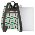 thumbnail image 3 of Disketp Cartoon Crocodile Mochila de Cuero para Mujer, Bolso de Espalda Antirrobo con Estilo para Viaje, Trabajo y Uso Diario, 3 of 4