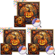 thumbnail image 1 of 5D DIY Vidriera Redonda Completa AB Diamante Pintura Calabaza 45x45cm, 1 of 9