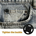 thumbnail image 3 of CTIRCHIU 1000Pcs Invisible Nylon Snap Buttons Black Anti Exposure Sew on Button Fasteners, 3 of 8