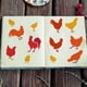 thumbnail image 4 of Plantilla de pollo para pintar, 21 x 29,7 cm, reutilizable, para dibujar gallos, de plástico, con patrón de gallina. Plantilla para manualidades con temática animal., 4 of 7