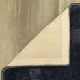 thumbnail image 6 of Mainstays Solid High Low Tufted Grid Navy Blue Indoor Area Rug, 9' x 12', 6 of 11