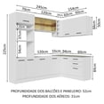 thumbnail image 3 of Cocina Integral de Esquina 399cm Agata Madesa 01 Blanco, 3 of 5