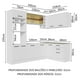 thumbnail image 3 of Cocina Integral de Esquina 399cm Agata Madesa 01 Blanco, 3 of 5