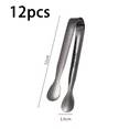 thumbnail image 2 of Pinzas para azúcarPinzas para hielo Mini pinzas para servir de acero inoxidable Pinzas para aperitivos Pinzas de cocina pequeñas, 2 of 5