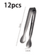 thumbnail image 2 of Pinzas para azúcar Pinzas para hielo Pinzas para servir de acero inoxidable Pinzas para aperitivos Pinzas de cocina pequeñas, 2 of 5