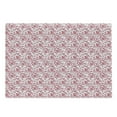 thumbnail image 1 of Cherry Blossom Cutting Board, Bubbly Petals of Kawazu Type Japanese Sakura Tree Illustration, Decorative Tempered Glass Cutting and Serving Board, Large Size, Pink Green and Orange, by Ambesonne, 1 of 1