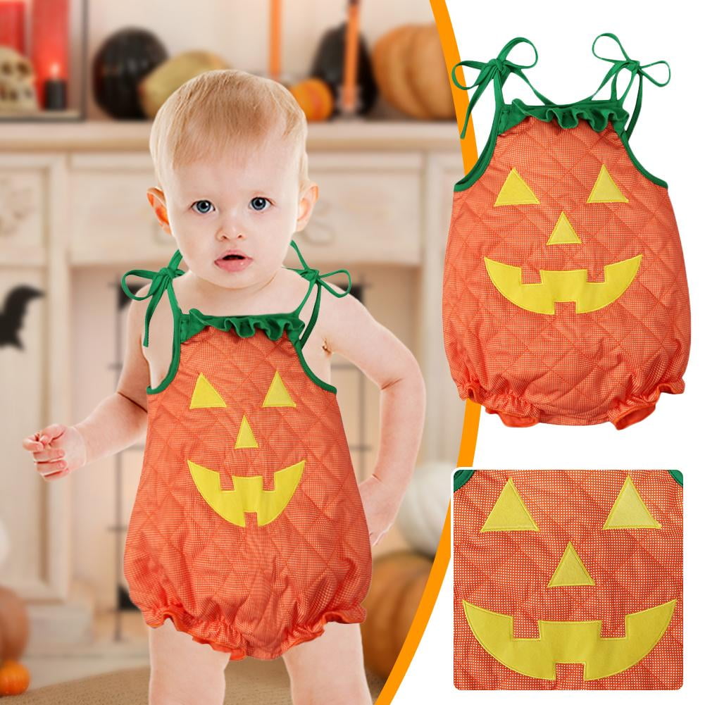 Costumes D'halloween Pour Petits Garçons Et Filles | Tenue De Citrouille Amusante Pour Enfants 0 A 18 Mois