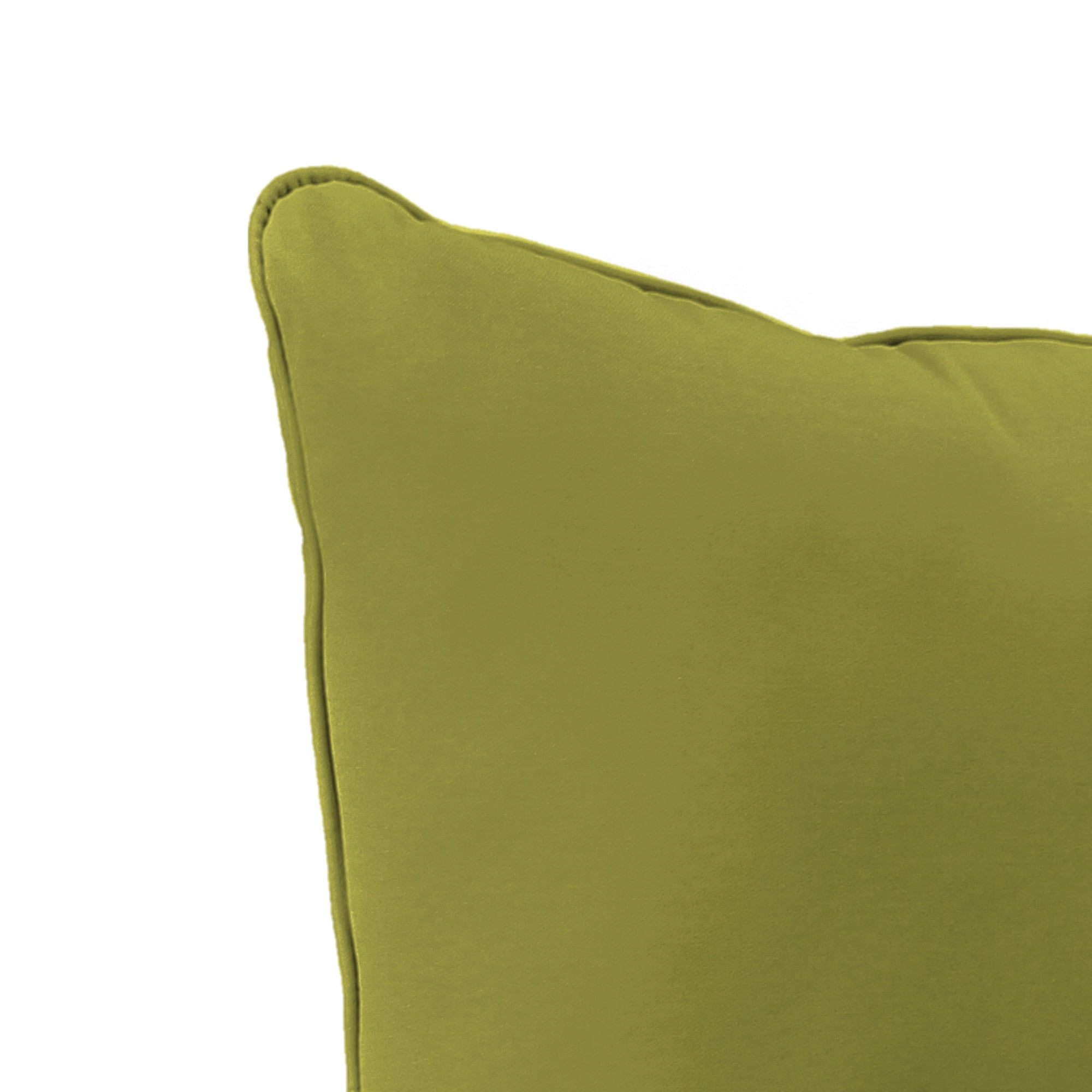 Jordan Manufacturing 46.5" x 24" Veranda Kiwi Green Solid Rectangular Outdoor Deep Seat Chair Cushion Set with Welt